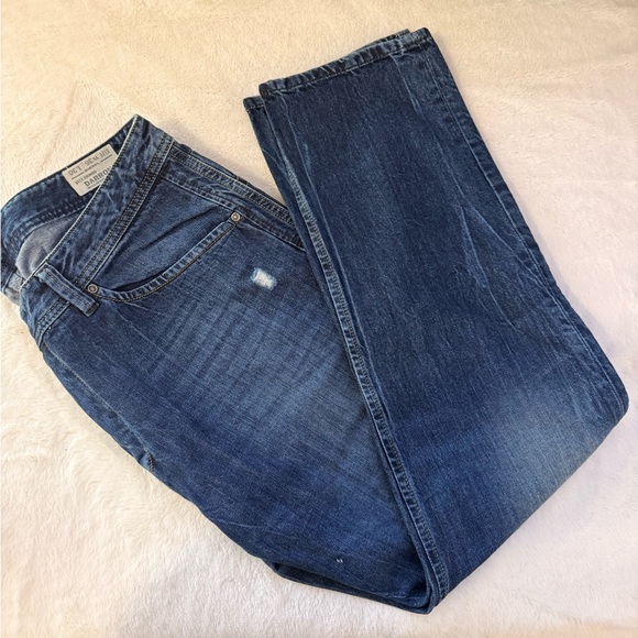 Diesel Darron Men’s regular slim-tapered blue denim jeans size W36 L30